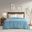 Corded Plush Heated Full Blanket In Blue