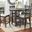 Cori 5 Piece Counter Table Set In Gray