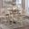 Cori Counter 5 Piece Set In Bisque and Brown