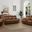 Corry Power Reclining Living Room Set In Saddle