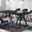 Cortina And Polly 5 Piece Black Rectangular Dining Set