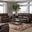 Costa Chocolate 88 Inch Lay Flat Reclining Living Room Set