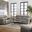 Costa Putty Lay Flat Power Reclining Living Room Set