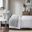 Cotton And Polyester Solid 4 Piece Queen Sheet Set In Grey