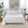 Cotton Flannel Sheet Set In Green Trees and Trucks