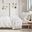 Cozy Cotton Flannel Pigment Printed 3 Piece Twin XL Sheet Set In Grey/Pink Cats