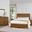 Crafted Cherry Plank Bedroom Set In Medium Cherry