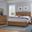 Crafted Oak Poster Bedroom Set In Natural