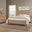 Crafted Oak Poster Bedroom Set In Bleached White
