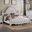 Cremona Eastern King Bed In White