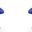 Curl Swivel Accent Chair in Blue and Polished Chrome (Set of 2)