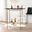 Dagney Bar Table With Glassware Storage