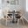 Dakota-Charlotte Dining Set In Charcoal and Espresso