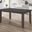 Dalila Rectangular Plank Top Dining Table Dark Grey