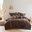Dallas 7 Piece Micro Corduroy Comforter Set In Brown