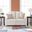 Danum Reclining Loveseat In Stone