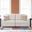 Danum Reclining Sofa In Stone