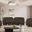 Daphne Chenille Fabric Living Room Set In Natural Brown and Black