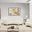 Daphne Velvet Living Room Set In Natural and Cream and Black
