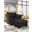 Darcy Chair and Ottoman In Black