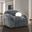 Darwen Swivel Chair In Dark Gray