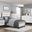 Davi Youth Panel Bedroom Set In White