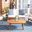Deacon 4 Piece Living Set In Beige and Blue