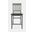 Decatur Lane Counter Stool Set of 2 In Grey