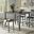 Decatur Lane 4 Piece Solid Wood Counter Height Set In Grey
