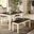 Decatur Lane 4 Piece Solid Wood Counter Height Set In White