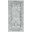 Dekor Vintage 2' x 4' Vintage Indoor Rug In Grey and Navy
