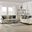 Delgada Beige Living Room Set