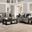 Delgada Graphite Living Room Set