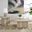 Devar Square Engineered Wood Occasional Table Set In Distressed Pine