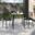 Devon 3 Piece Outdoor Patio Dining Set with Side Chair In Black