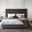 Diamond Sofa Empire Grey Leatherette Queen Bed