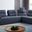Divani Casa Glendale Modern Blue Fabric Modular Sectional Sofa