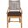 Donatella Rattan Chair in Dark Brown