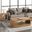 Dothan Occasional Table Set In Medium Oak