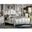 Dresden II California King Bed In Pu And Bone White