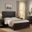 Driftwood Panel Bedroom Set In Burnt Timber