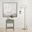 Dylan Taupe Wooden End Side Table Nightstand With Glass Top And Drawer