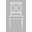 Eastern Tides X-Back Acacia Dining Chair Set of 2 In Brushed White
