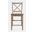 Eastern Tides X-Back Counter Barstool Set of 2 In Bisque