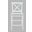 Eastern Tides X-Back Counter Barstool Set of 2 In Brushed White
