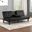 Eidsberg Futon Sofa Bed with Drop Down Table In Black