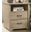 Elara 22 Inch 2-Drawer Nightstand Bedside Table with USB Charging Ports In Light Oak