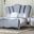 Eleanora Eastern king Bed In Silver