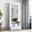 Ella Narrow Tall Mirror with LED and Speaker In White