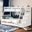 Ellington Twin Over Full Bunk Bed with Trundle In White